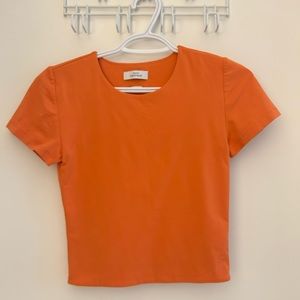 BABATON ARITZIA Contour Tee-Shirt, orange, size medium